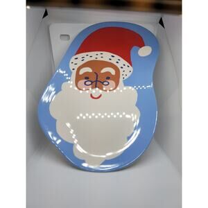 Black Santa Plates